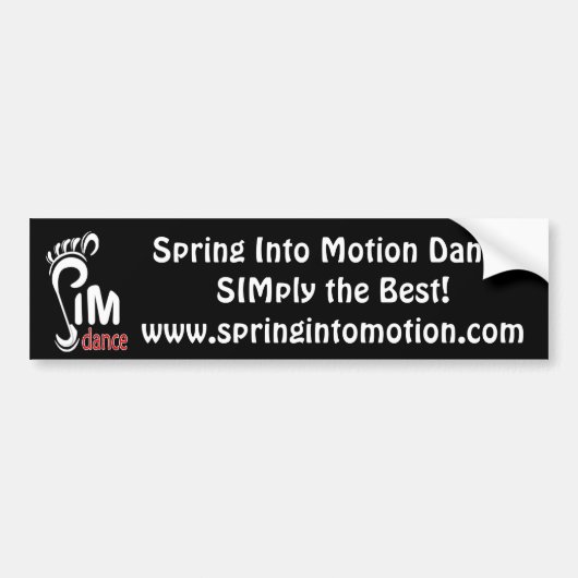 SIM-Bumpersticker Bumpersticker (Voorkant)