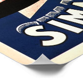 Simard Le Side Car Frans Adverteren Poster (Hoek)