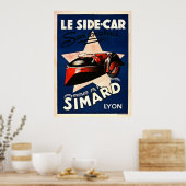 Simard - Le Side Car - Lyon  Poster (Keuken)