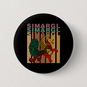 Simargl Heidendom Hond Noordse Afkomst Nationaal R Ronde Button 5,7 Cm