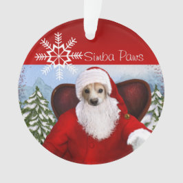 Simba Santa Ornament