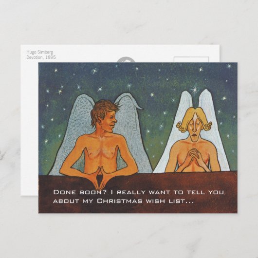 Simberg Deux anges drôles CC0613 Carte postale de  (Devant / Derrière)