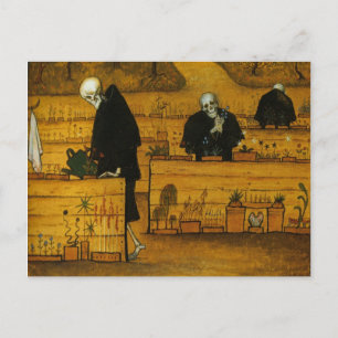 Simberg's tuin van het briefkaart ter dood