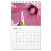 Simbols de calendrier de fleur d'amour (Feb 2026)
