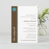 Simcha Bar Mitzvah Invitation (Debout devant)
