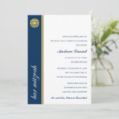 Simcha Bar Mitzvah Uitnodiging (Staand voorkant)