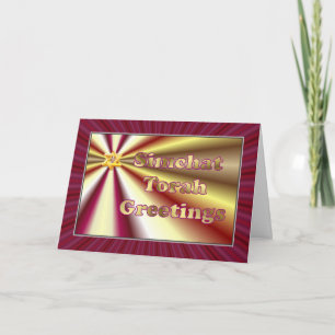 Simchat Torah Joodse feestdag Chag Sameach Feestdagen Kaart