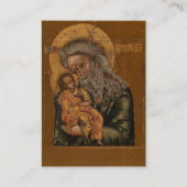 Simeon, de Kaart van het Orthodoxe Gebed Plaatskaartje (Voorkant)