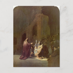 Simeon in de tempel door Rembrandt Briefkaart