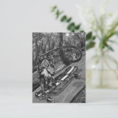 Simeon Skateboard Selfie Briefkaart (Staand voorkant)