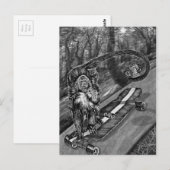Simeon Skateboard Selfie Briefkaart (Voorkant / Achterkant)
