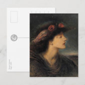 Simeon Solomon Night CC0419 Favoriete Briefkaart (Voorkant / Achterkant)