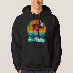 Simi Valley California Summer 90's strand zo Hoodie