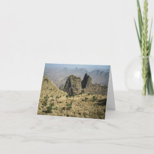 Simien-gebergte Ethië Kaart