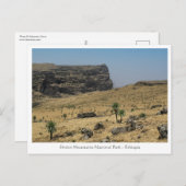 Simien Mountains Ethiopië Briefkaart (Voorkant / Achterkant)