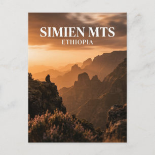 Simiengebergte, Debark, Amhara-regio Briefkaart