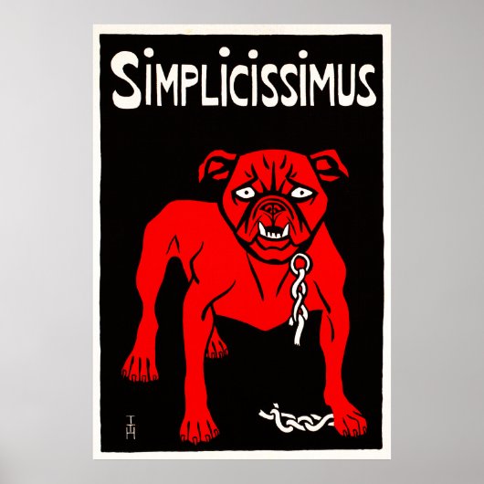 Simimimissimus - Dog Cartoon Poster (Voorkant)