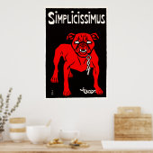 Simimimissimus - Dog Cartoon Poster (Keuken)
