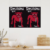 Simimissimus Thomas Theodor Heine Poster (Keuken)