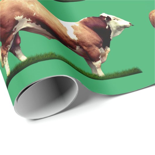 Simmental Bull Cadeaupapier (Rol Hoek)