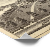 Simmon's Prairie Boerderij, Kenosha Water Cure Poster (Hoek)