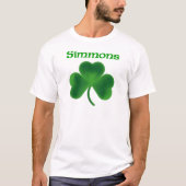 Simmons Shamrock T-shirt (Voorkant)