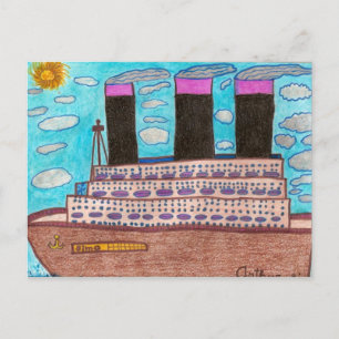 Simo Go Around Ship Briefkaart