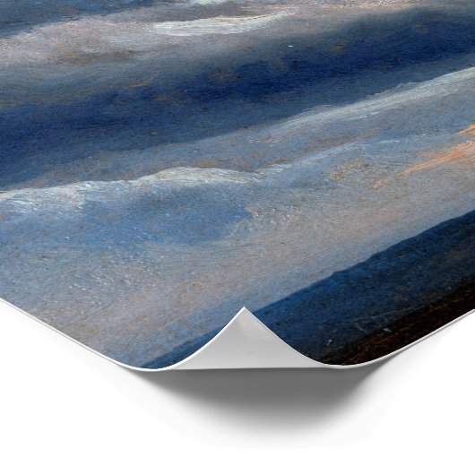 Simon Alexandre Clément Denis Study of Clouds Poster (Hoek)