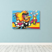 Simon Bar Sinister 2 Canvas Afdruk (Insitu (Houten vloer))