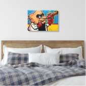 Simon Bar Sinister Canvas Afdruk (Insitu (Slaapkamer))