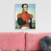 Simon Bolivar Canvas Afdruk (Insitu (Woonkamer))