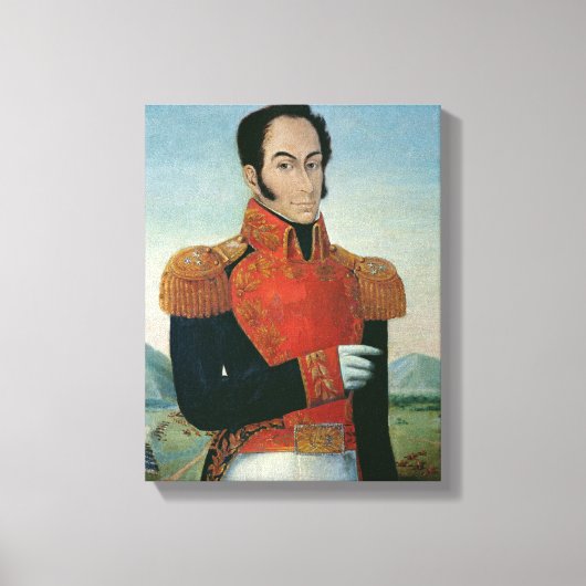 Simon Bolivar Canvas Afdruk (Voorkant)
