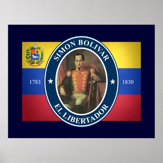 Simon Bolivar Poster (Voorkant)