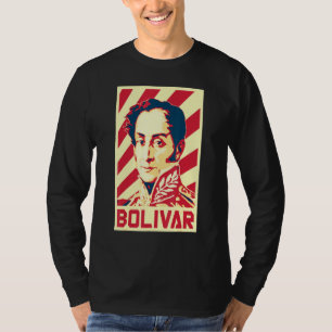 Simon Bolivar Venezuela Retro Propaganda T-shirt