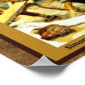 Simon de Cyrène aide Jesus Station 5 Poster (Coin)