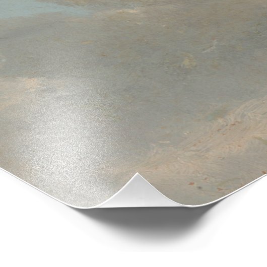 Simon Denis - Cloud Study (Early Evening) Foto Afdruk (Hoek)