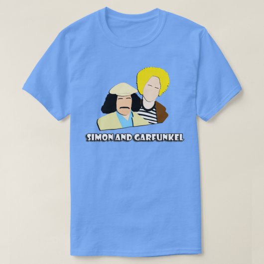 Simon en Garfunkel T-shirt (Design voorkant)