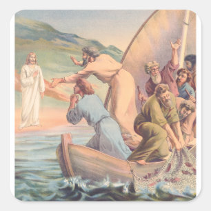 Simon houdt van jou vierkante sticker