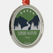 Simon Kenton Trail Metalen Ornament (Rechts)