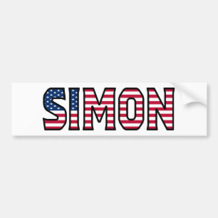 Simon Name Vorname USA Aufkleber Sticker Auto