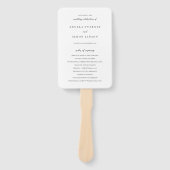 Simon Simple Trouwprogramma Elegant Handwaaier (Voorkant)