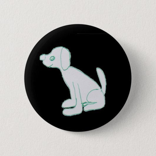 Simon the Great Dane Ronde Button 5,7 Cm (Voorkant)