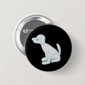 Simon the Great Dane Ronde Button 5,7 Cm (Voorkant /achterkant)