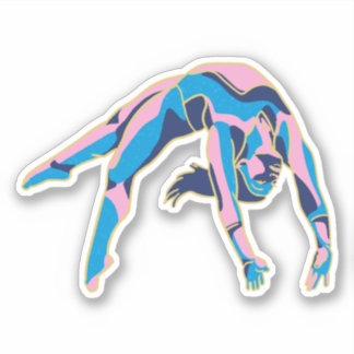 Simone Biles GOAT backflip Olympische Spelen 2024  Sticker