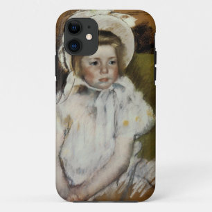 Simone in een Witte Bonnet iPhone 11 Hoesje