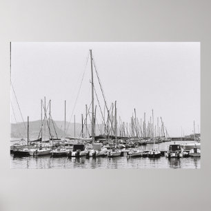 Simon's Town Harbor Cape Town Kodak Film Poster