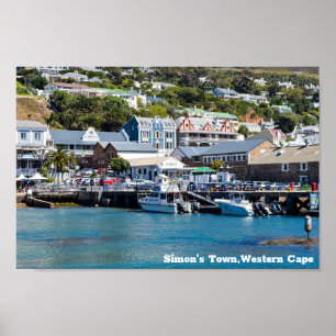 Simon's Town ,Westerne Kaapverdië ,Zuid-Afrika Poster