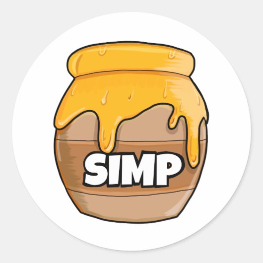 Simp sticker (Voorkant)