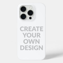 Simpel - Creëer die van jezelf iPhone 15 Pro Case