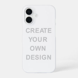 Simpel - Creëer die van jezelf iPhone 16 Hoesje